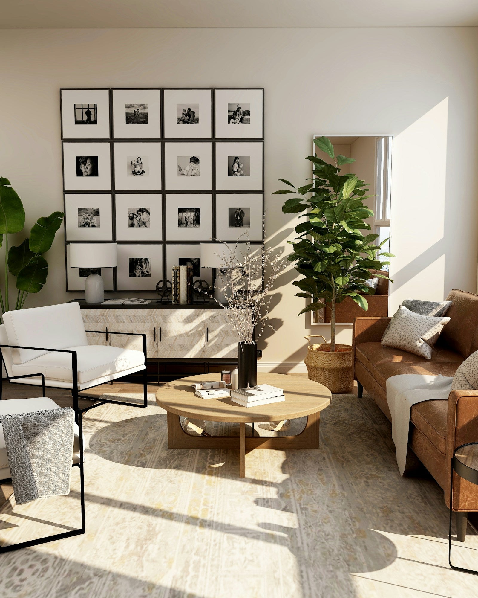 Warm editorial interior