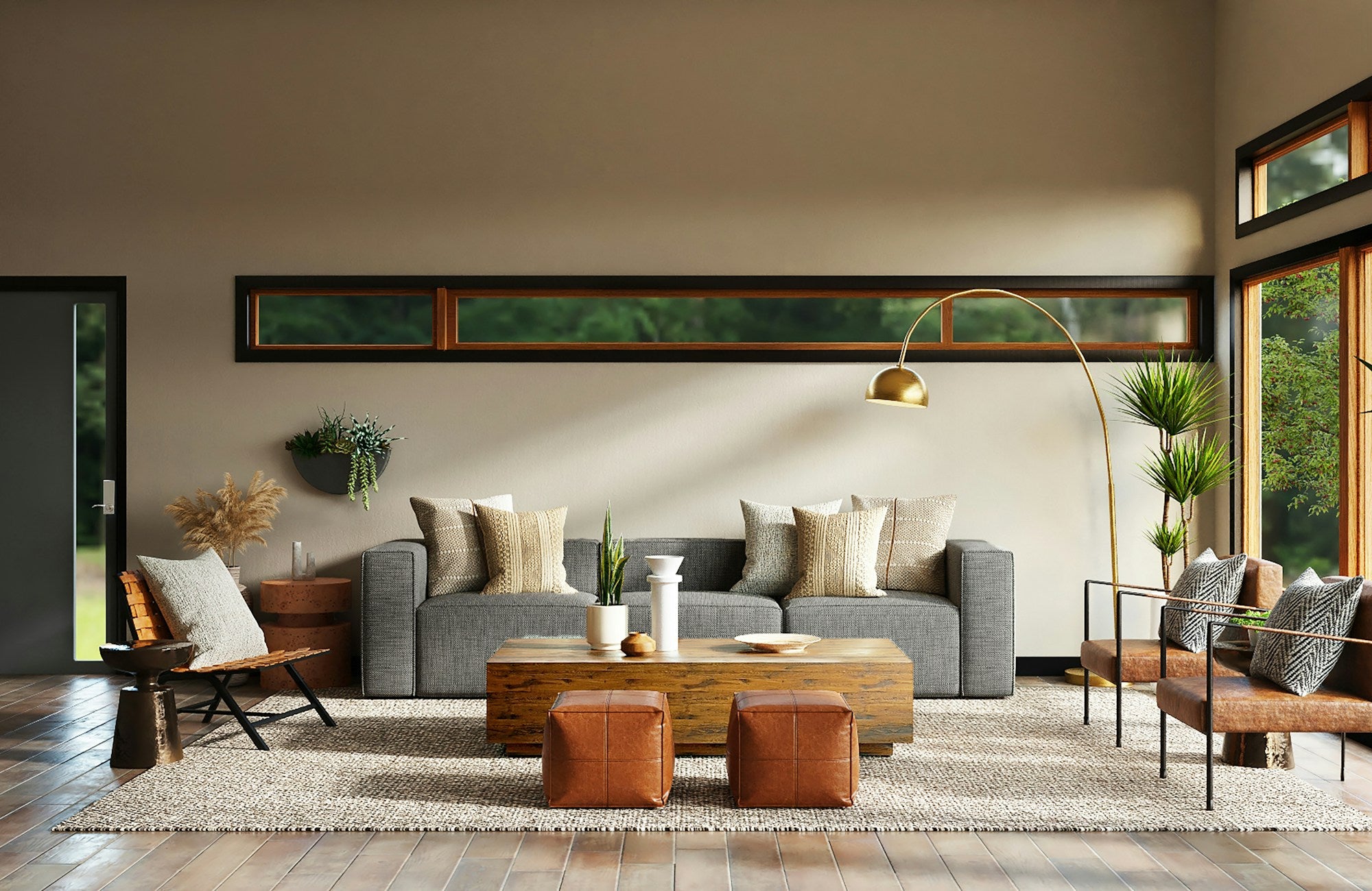 Warm Scandinavian interior